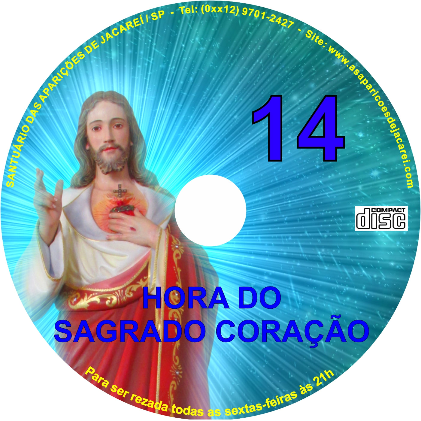 CD Hora do Sagrado Coração 14 CD Hora do Sagrado Coração 14